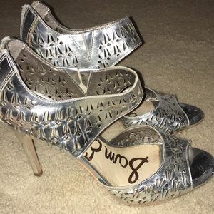 Sam Edelman silver heel